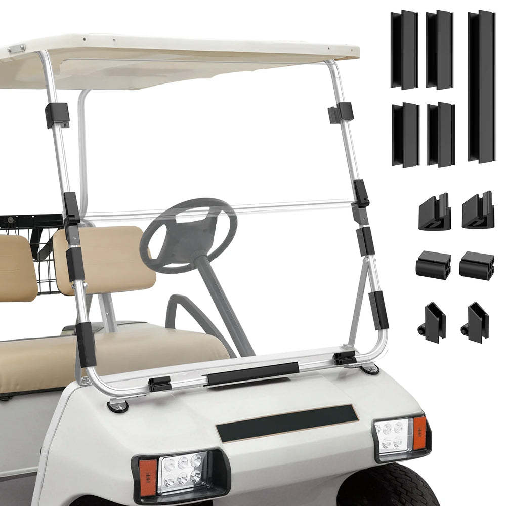 Club Car DS Vikbar Vindruta, Tonad eller Klar