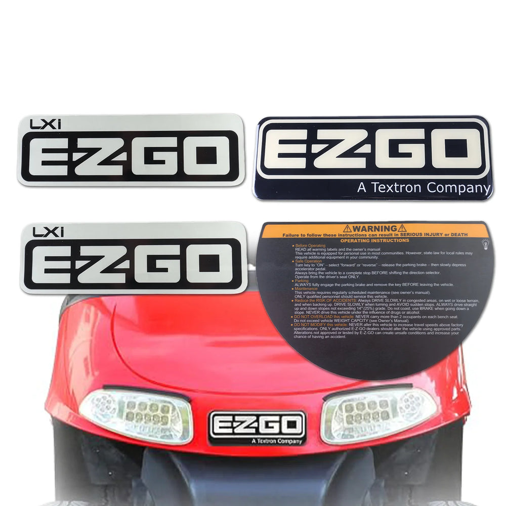 E-Z-GO LXI Dekal Logo Kit