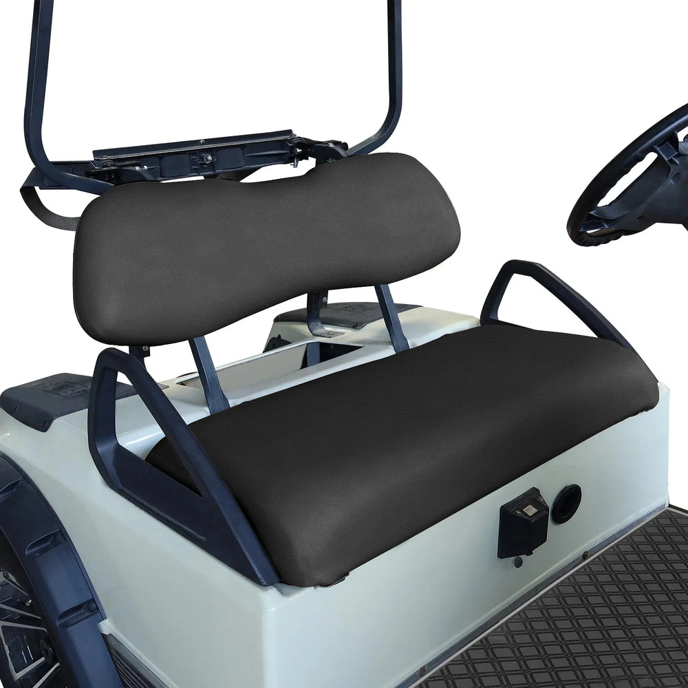Sätesöverdrag, Svart/Gult, Set – Club Car, EZGO, Yamaha