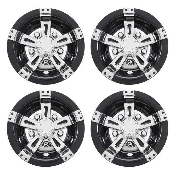 Golf Cart Hubcaps – 8 inch, 5-spoke design