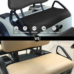 Sätesöverdrag, Svart/Gult, Set – Club Car, EZGO, Yamaha