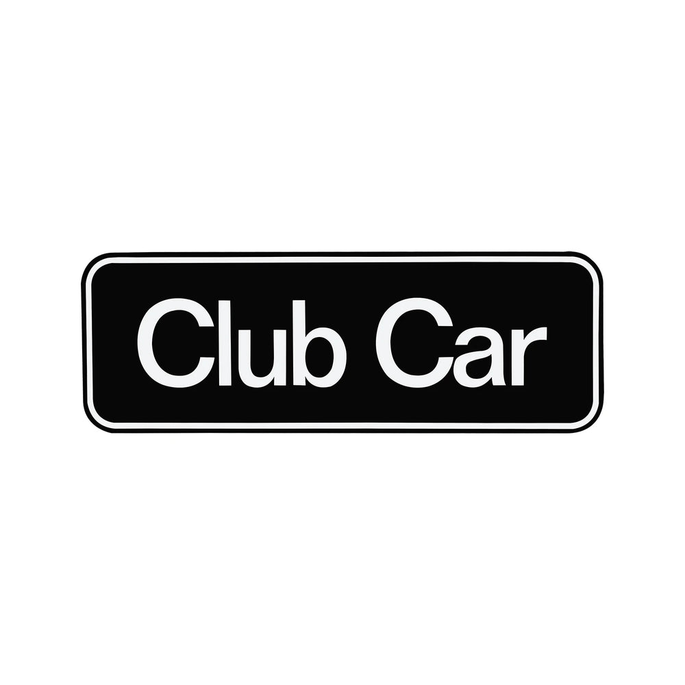 Dekal logotyp fram – Club Car Tempo