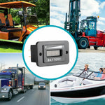 LED Batteriindikator/Voltmeter, vattentät – EZGO, Club Car, Yamaha