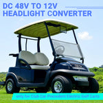 DC Spänningsreducerare, 48V till 12V, Vattentät, 15A – Club Car Precedent