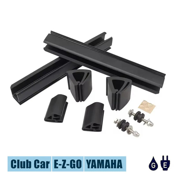 Vindrutklämmor (kit) med skruv & gummimatta – Club Car, Yamaha, EZGO