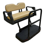 Universal Fällbart Baksätes-kit med Pedal – Club Car, EZGO, Yamaha mfl.
