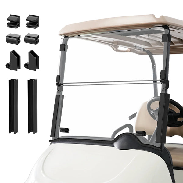Vikbar vindruta för EZGO RXV (2008–idag) – Klar/Tonad, 4mm