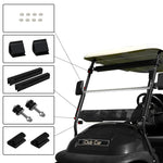 Vindrutklämmor (kit) med skruv & gummimatta – Club Car, Yamaha, EZGO