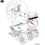 Bogserings-/körbrytare (Tow/Run Switch), 48V – Club Car DS Electric (1995–idag)