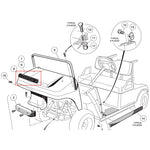 Club Car Precedent & DS Logo Fram