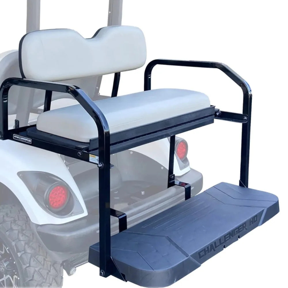 Universal Fällbart Baksätes-kit med Pedal – Club Car, EZGO, Yamaha mfl.